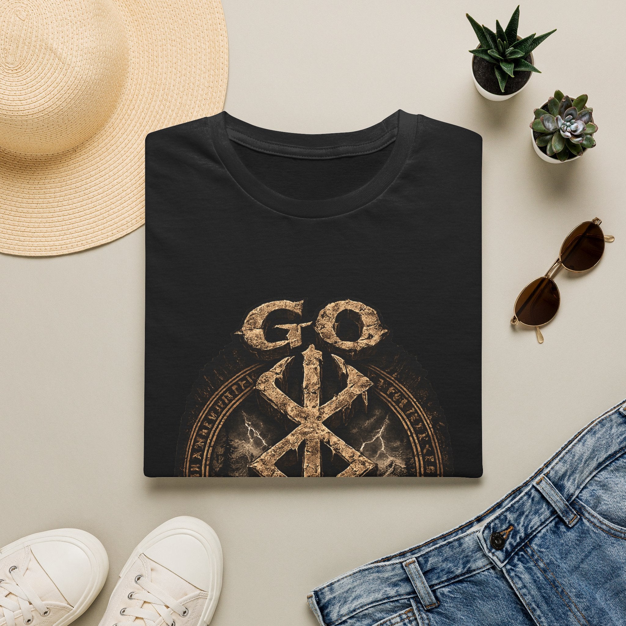 ⚔️🔥 Go Berserk - Unisex Softstyle Black Viking T-Shirt