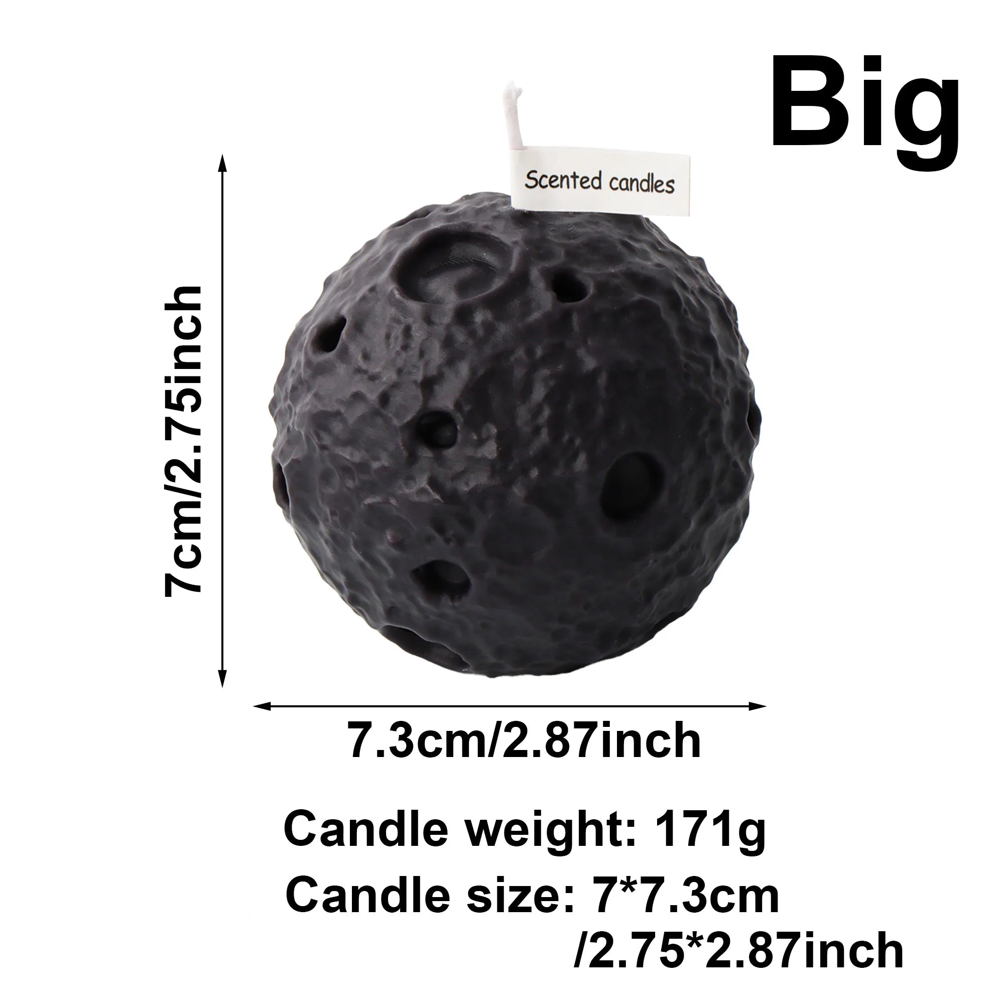 Creative Gifts Moon Shaped Scented Soy Wax Candle Set Perfect Family Bedroom Decoration Handmade Gifts
