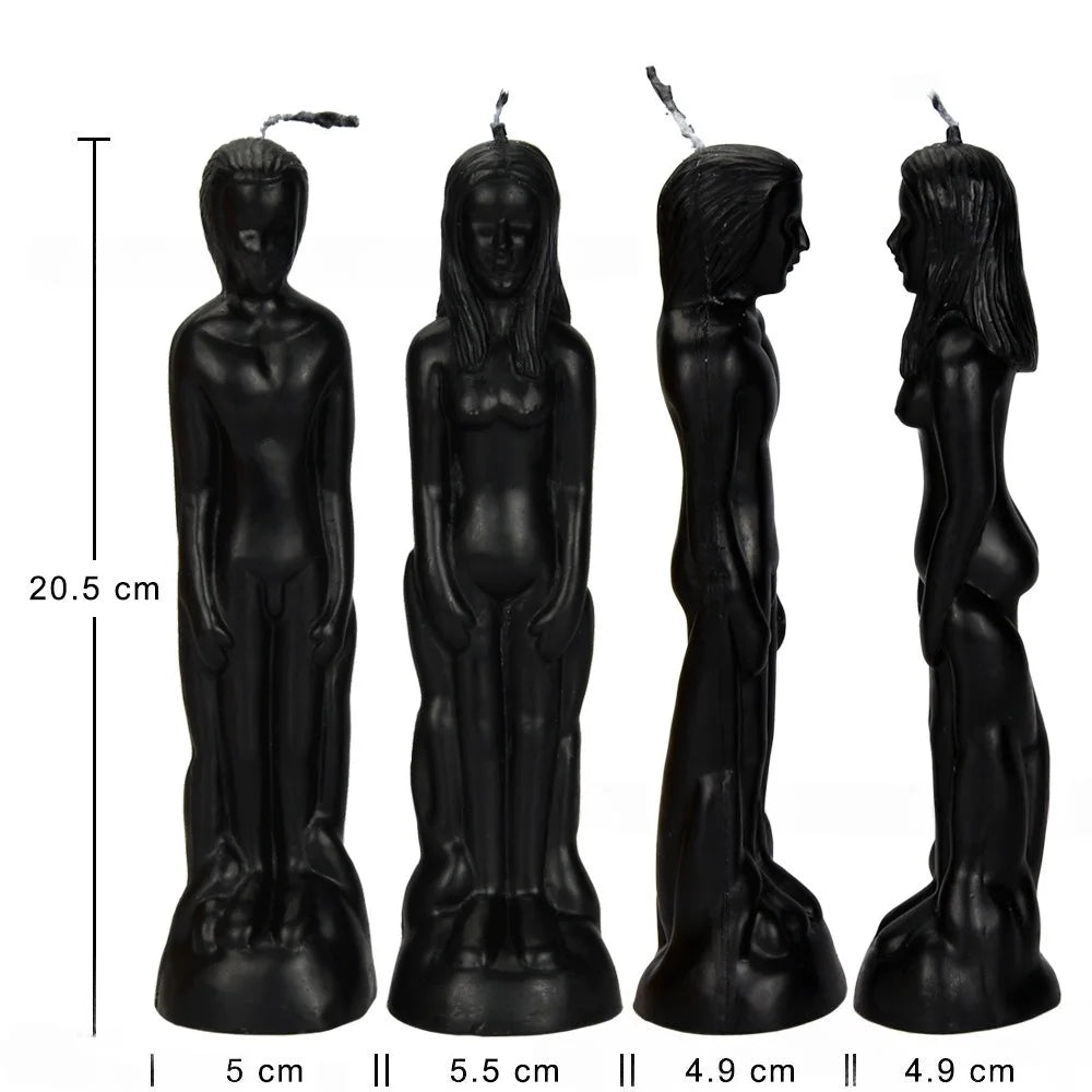 Male and Female Shaped Ritual Candles for Witchcraft, Rituals and Special Occasions