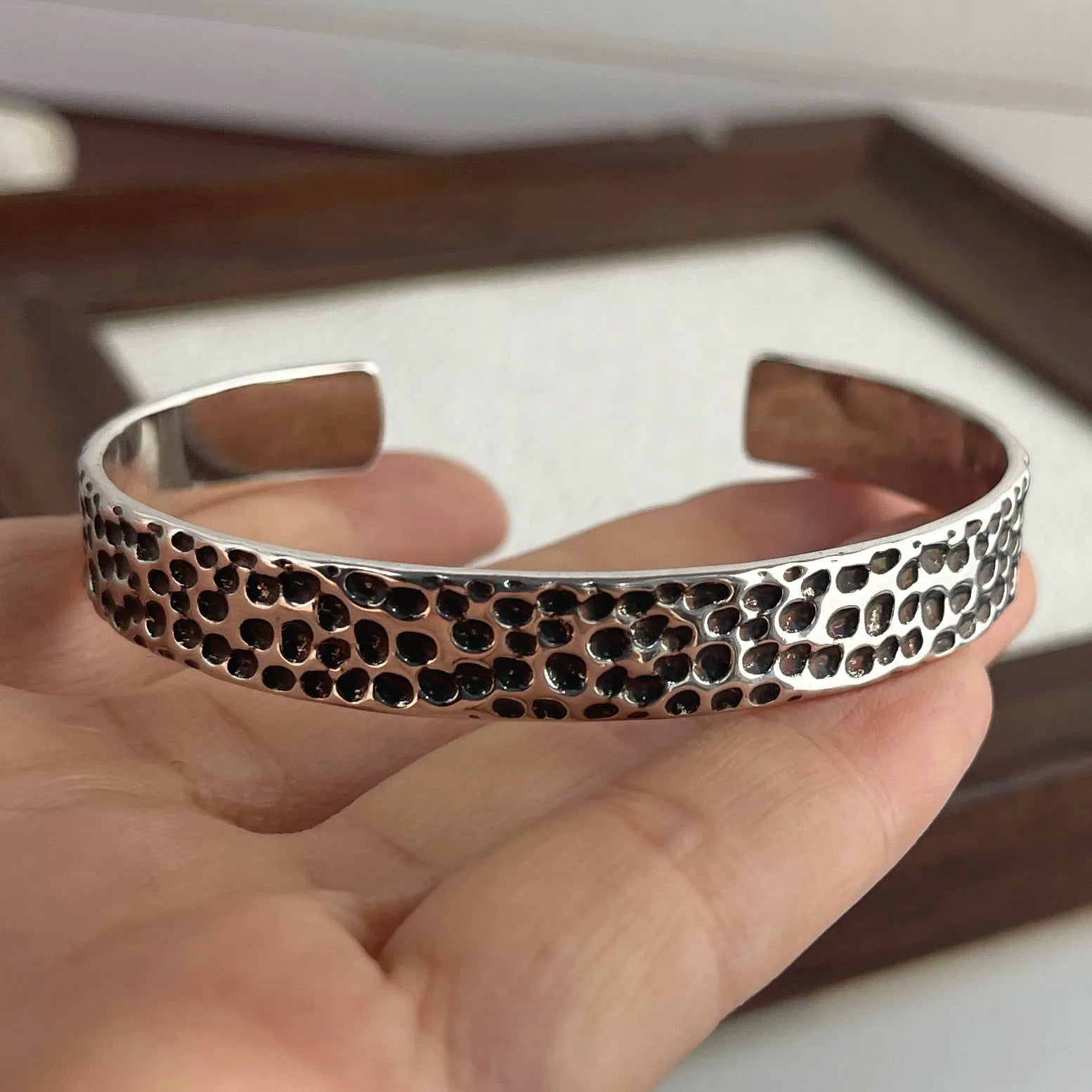 925 Sterling Silver Cuff Bracelets for Women Vintage