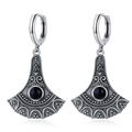 Long Natural Kyanite Earrings S925 Silver for Women
