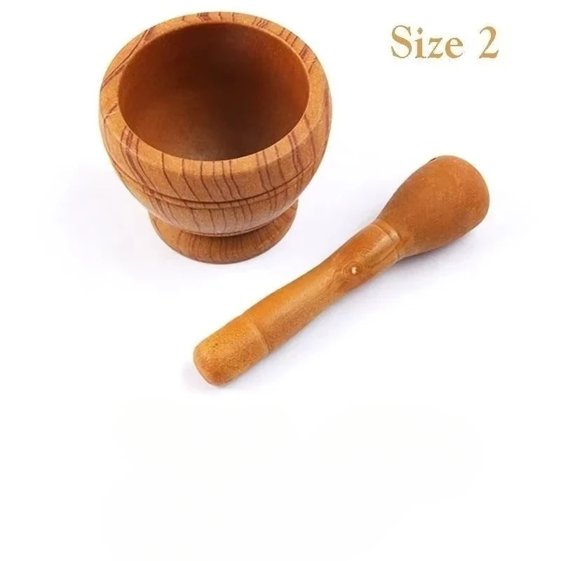 Resin Mortar and Pestle set Garlic Herb Spice Mixing Grinder Crusher Bowl Restaurant Kitchen Tools
