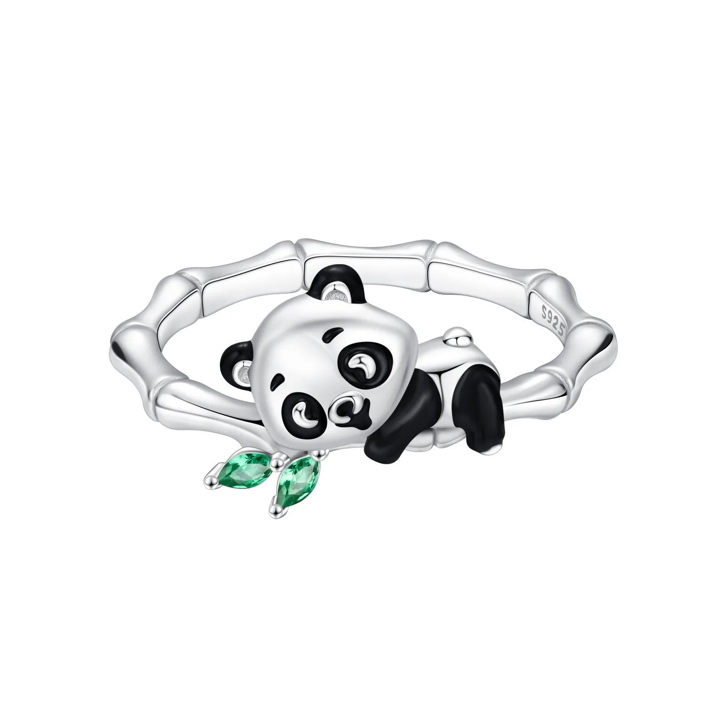 S925 Sterling Silver Vintage Pattern Closed Ring For Women