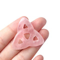 **Enchanted Celtic Knot Natural Stone Crystal & Chakra Stone Ornament**