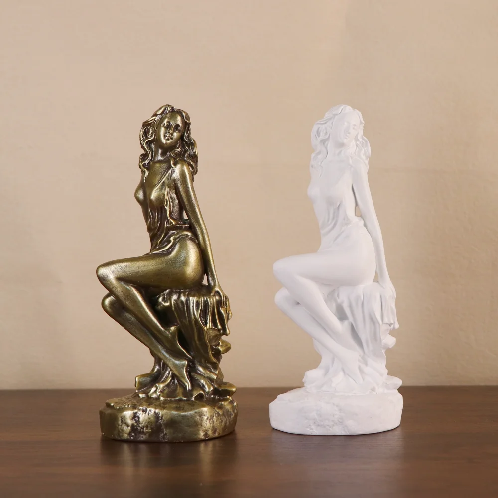 The Three Graces Statue Greece Antonio Canova Famous Sculpture Sexy Goddess Figure Crafts Home Living Room Hotel Decoration