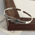 925 Sterling Silver Cuff Bracelets for Women Vintage