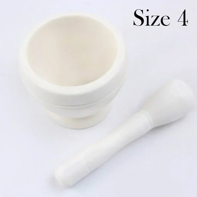 Resin Mortar and Pestle set Garlic Herb Spice Mixing Grinder Crusher Bowl Restaurant Kitchen Tools