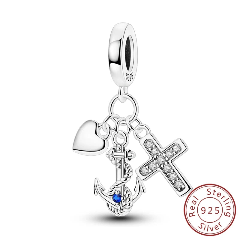 925 Sterling Silver Charms Beads Pendants