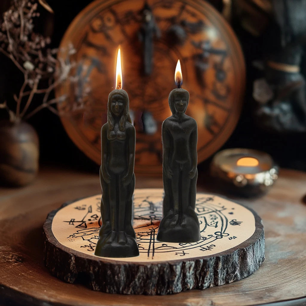 Male and Female Shaped Ritual Candles for Witchcraft, Rituals and Special Occasions