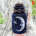 Witch Bottle Celestial Decorative Moon Potion Jar Gothic Decorative Witchcraft Sculpture