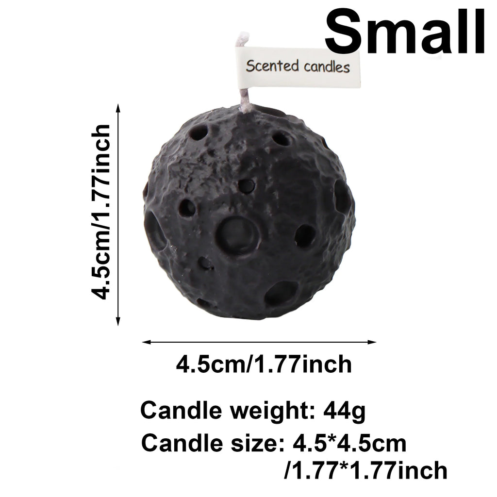 Creative Gifts Moon Shaped Scented Soy Wax Candle Set Perfect Family Bedroom Decoration Handmade Gifts