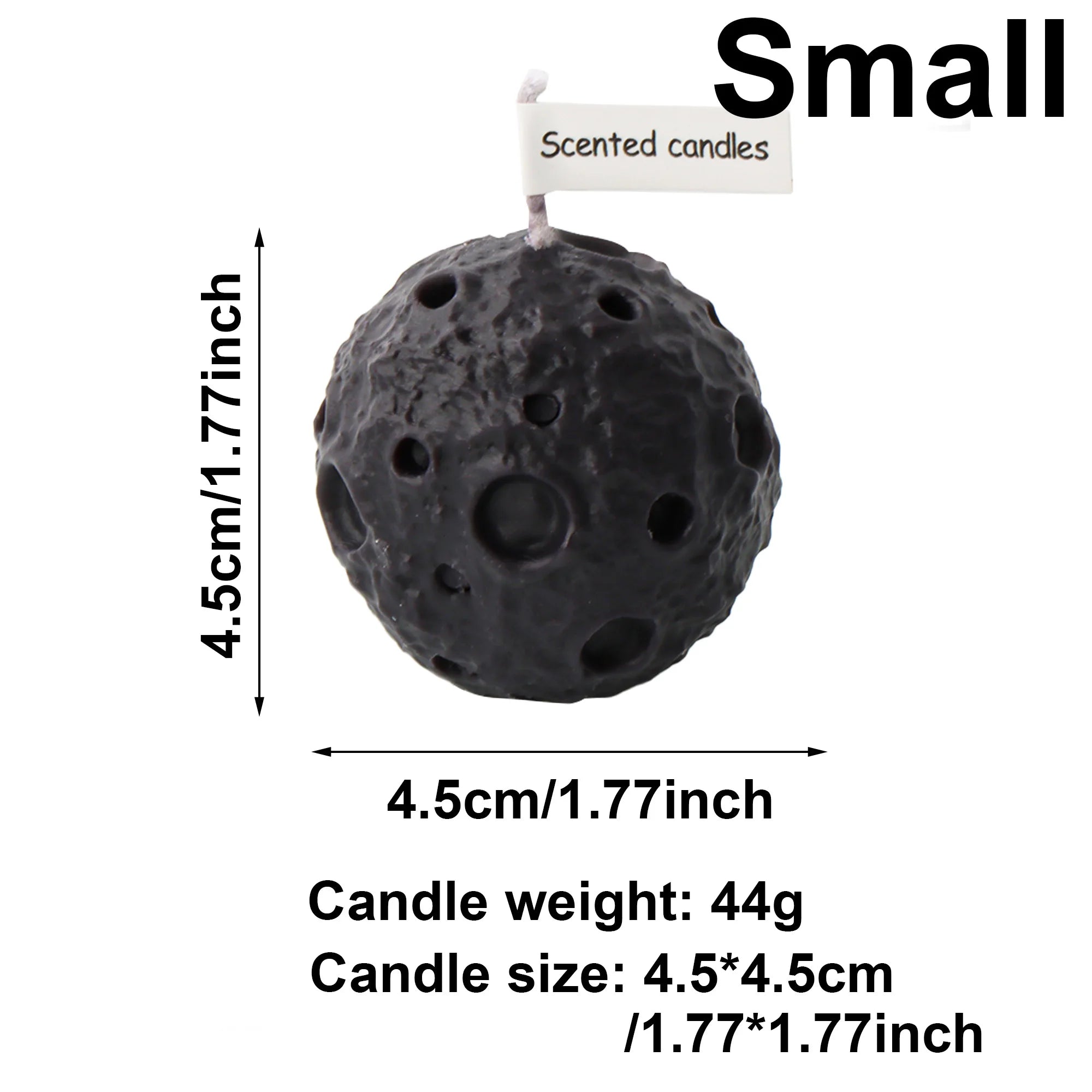 Creative Gifts Moon Shaped Scented Soy Wax Candle Set Perfect Family Bedroom Decoration Handmade Gifts