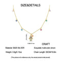 925 Sterling Silver Hamsa Hand of Fatima Evil Eye Protection Pendant Blue Eye Amulet Necklace for Women Fine Jewelry Gift