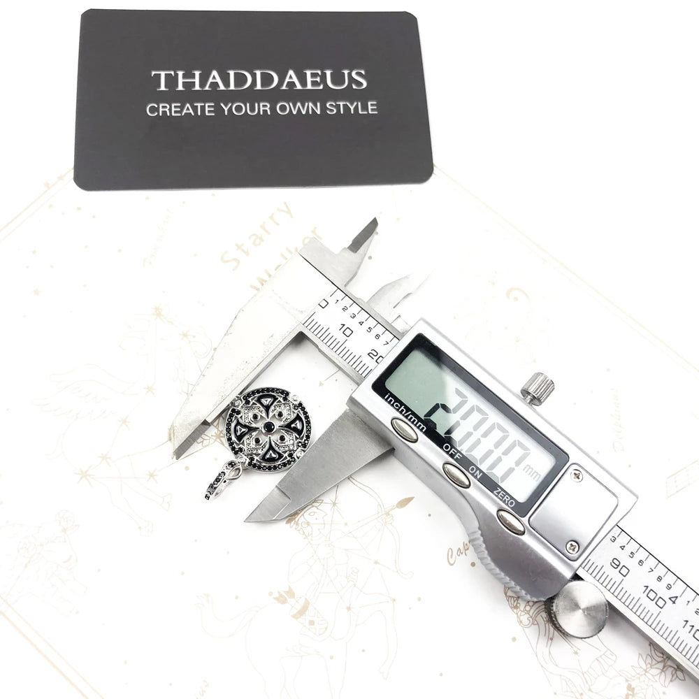 925 Sterling Silver Magical Amulet Mythical Aztec Compass Pendant Jewelry