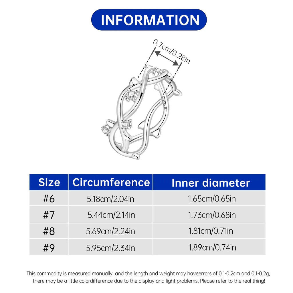 S925 Sterling Silver Vintage Pattern Closed Ring For Women