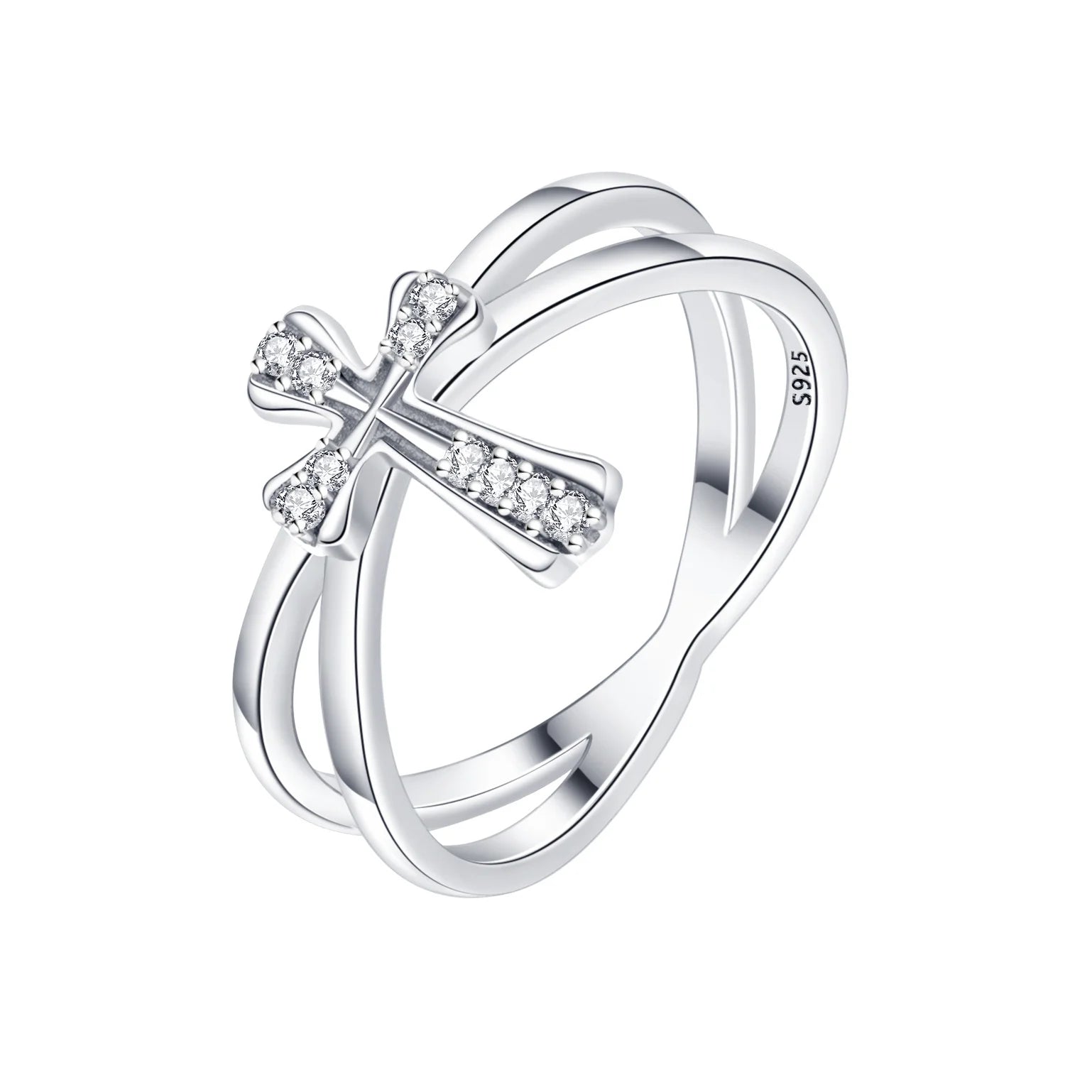 S925 Sterling Silver Vintage Pattern Closed Ring For Women