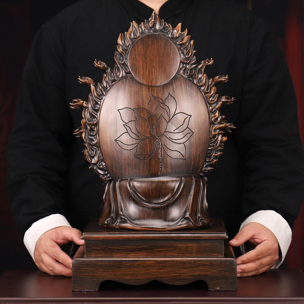 Goddess of Mercy Bodhisattva to  Attract Wealth Thousand-handed Goddess of Mercy Statue Craft Home Decor Office Gift Ritual