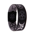 Triple Moon Goddess Wicca Pentagram Stretch Wristband Bracelet