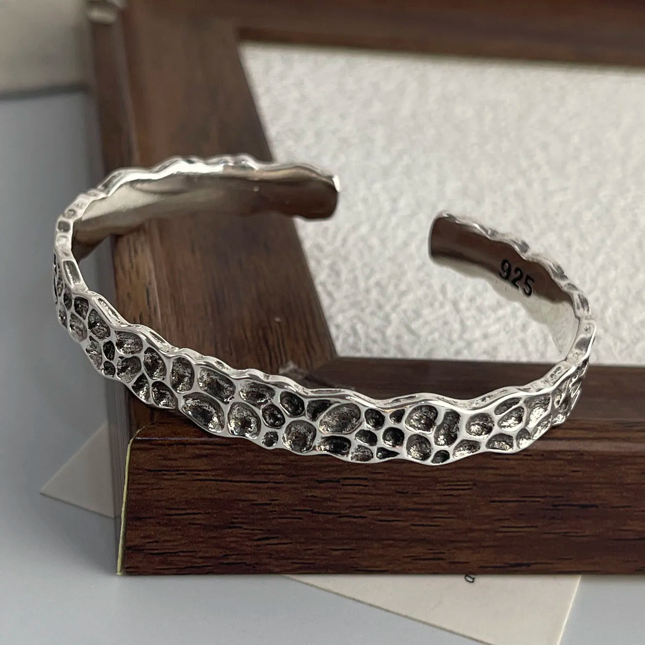 925 Sterling Silver Cuff Bracelets for Women Vintage