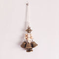 White Hanging Witch Bells for Door Protection Wiccan Pagan Decor Evil Ward & Negative Energy Shield  Handmade Folk Magic Charm