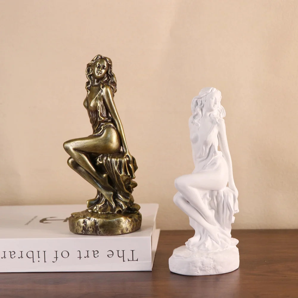 The Three Graces Statue Greece Antonio Canova Famous Sculpture Sexy Goddess Figure Crafts Home Living Room Hotel Decoration
