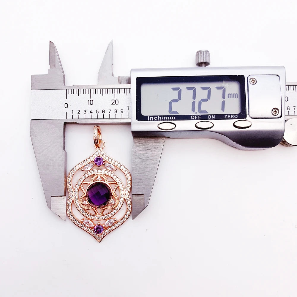925 Sterling Silver Magical Amulet Mythical Aztec Compass Pendant Jewelry