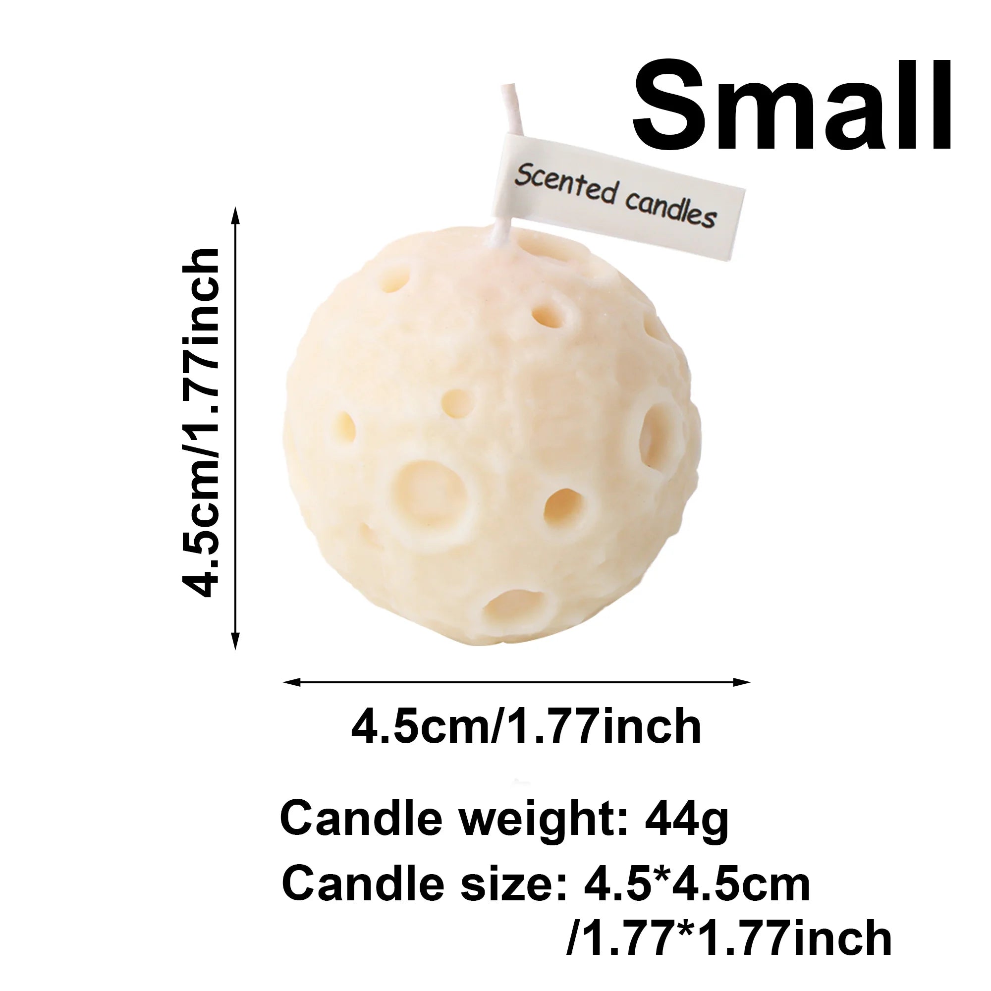Creative Gifts Moon Shaped Scented Soy Wax Candle Set Perfect Family Bedroom Decoration Handmade Gifts