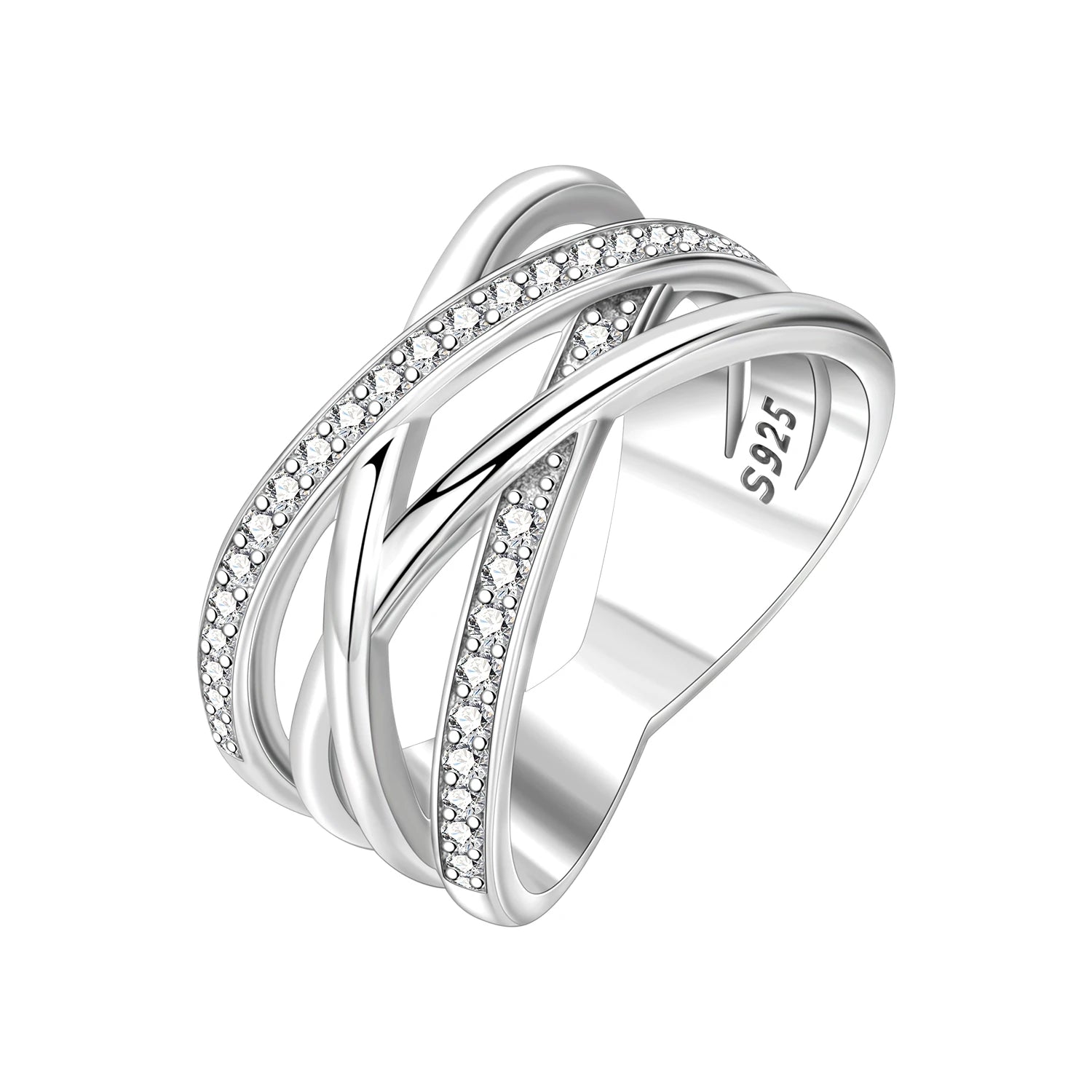 S925 Sterling Silver Vintage Pattern Closed Ring For Women